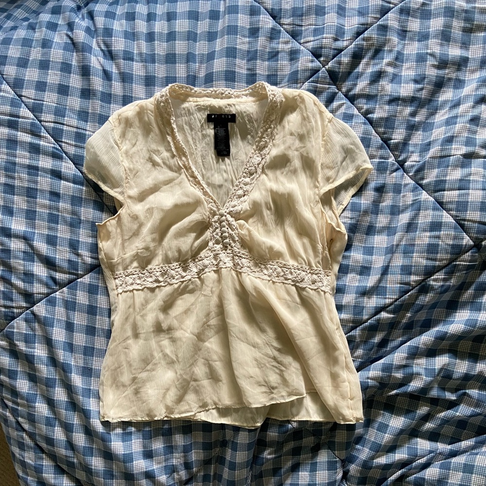 y2K cream top